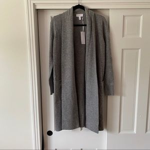 The White Company Grey Marl Cardigan